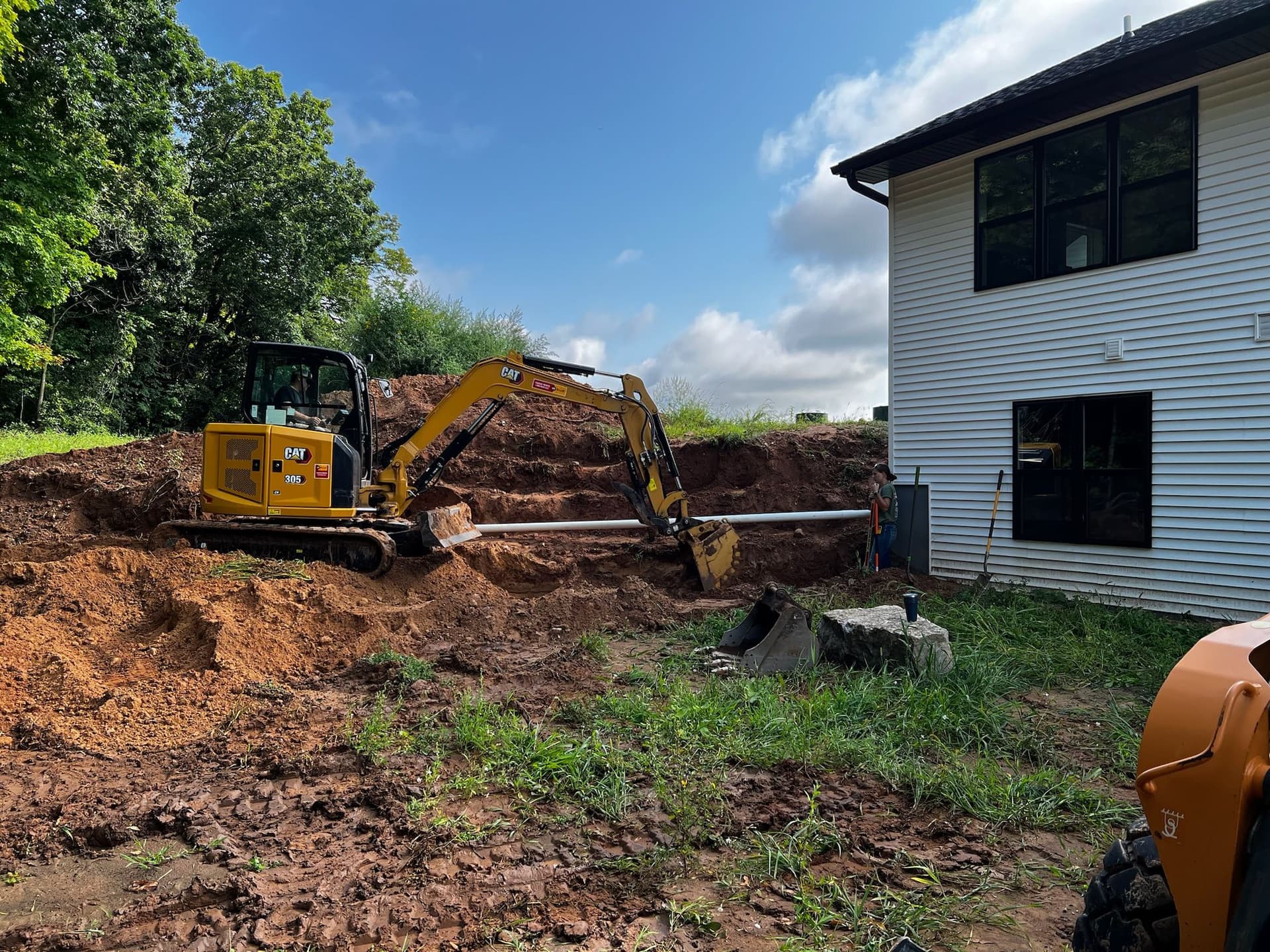 Gallery photos for Retaining Walls and Site Prep for a New Home in Eastern Wisconsin: Image #2