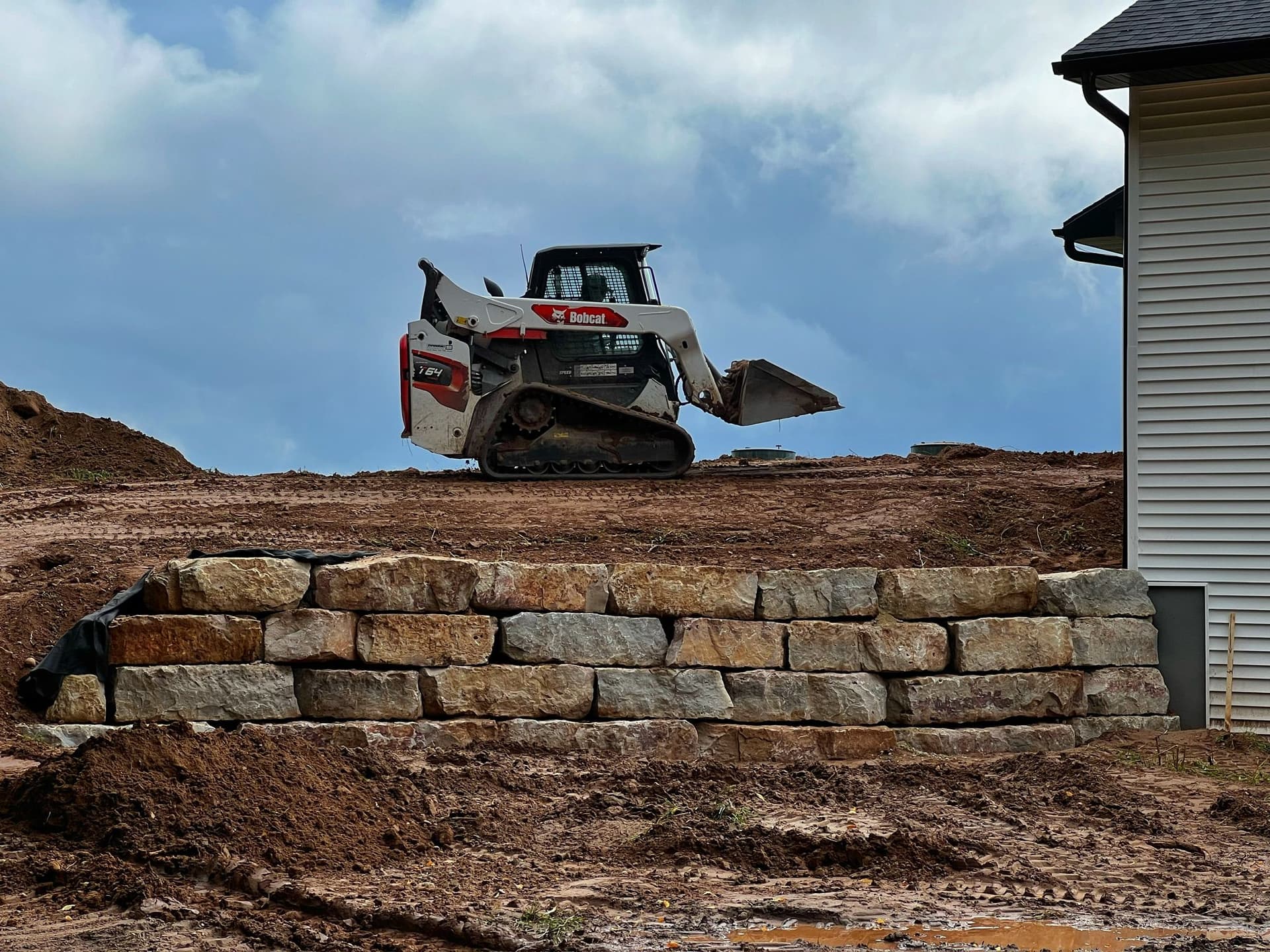 Gallery photos for Retaining Walls and Site Prep for a New Home in Eastern Wisconsin: Image #3
