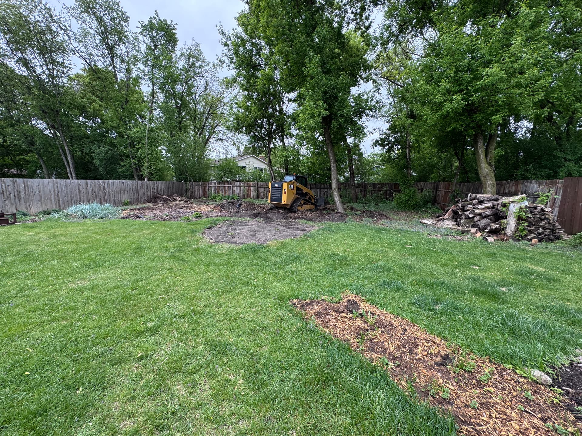 Gallery photos for Backyard Gets a Full Reset With Sod and Landscaping: Image #2